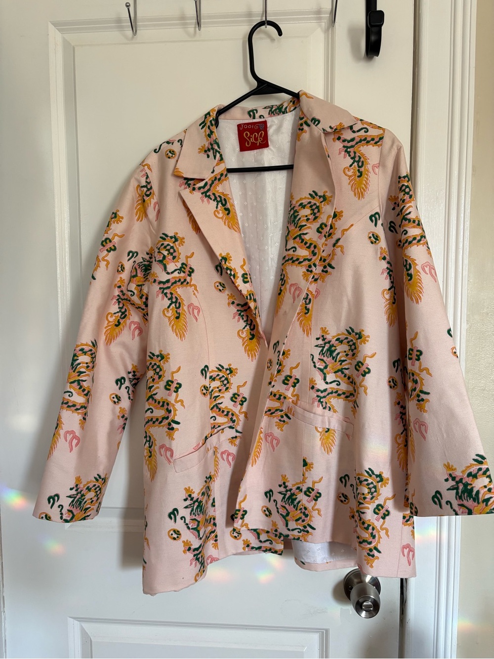 Pink Dragon(ish) Blazer Jacket